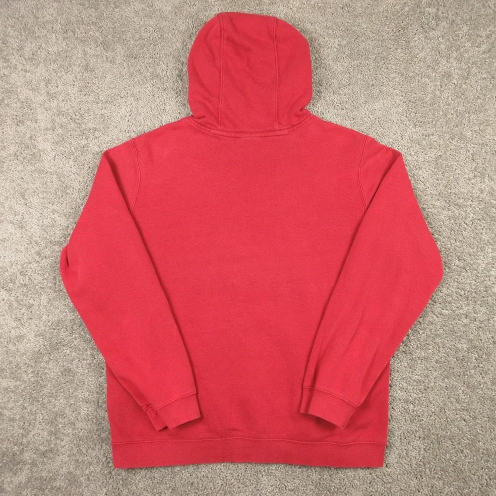 Alabama Crimson Tide Sweater Mens Large Red Hoodie Sweatshirt Nike Fleece NCAA